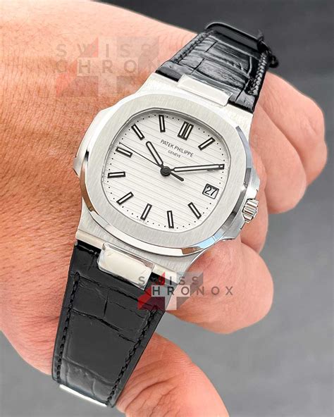 patek philippe leather strap|Patek Philippe price nautilus.